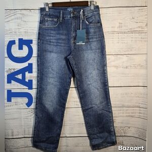 JAG Jeans High-rise Women’s Size 6 Medium Wash Straight Leg Denim NWT $88